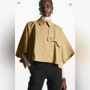COS Cropped Trench Coat Cape